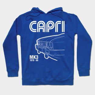 Retro 1978 - 1986 Capri MK3 T-Shirt Design Hoodie